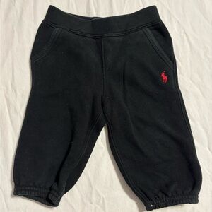 Ralph Lauren Black Kids Jogger Pants
